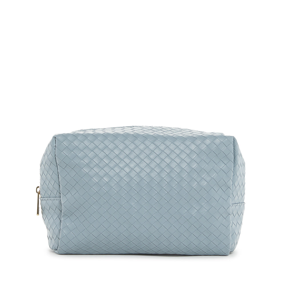 LUXE EVERYDAY Cosmetic Bag - WOVEN BLEU