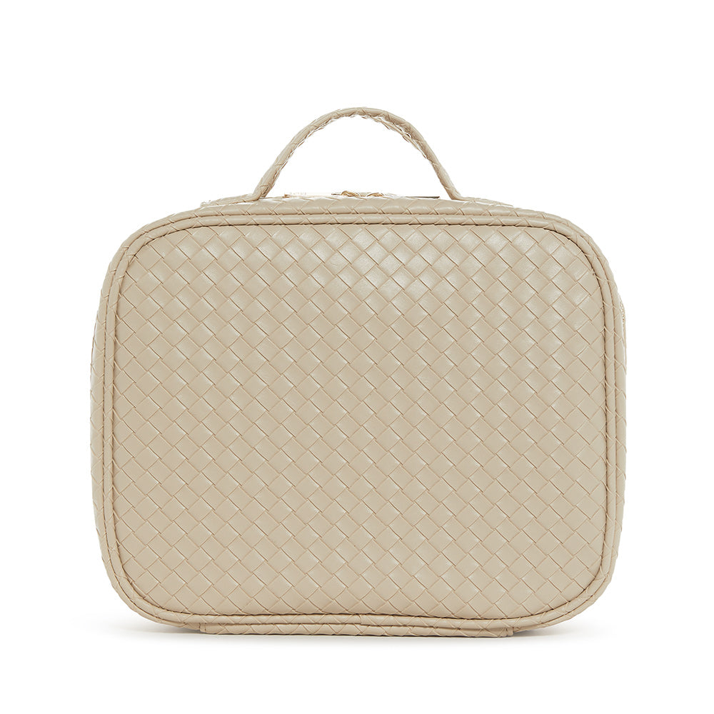 LUXE TRVL2 Cosmetic Toiletry Case - WOVEN SAND
