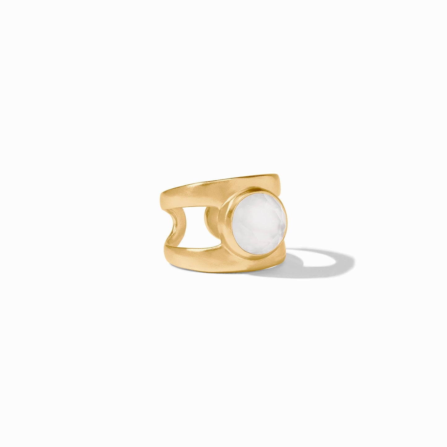 Laguna Stone Ring - Iridescent Clear Crystal - 6/7