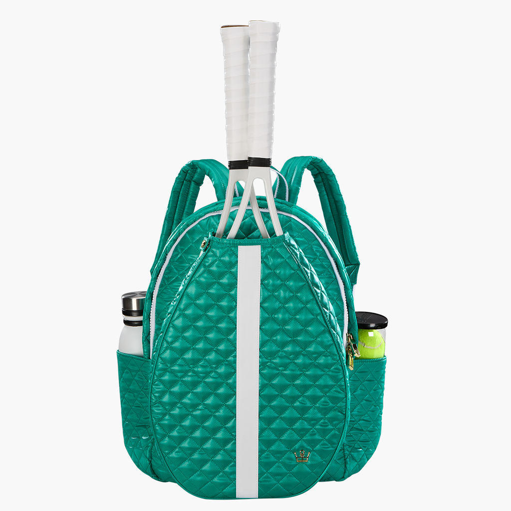24 + 7 Tennis Backpack - Kelly Green / White Stripe
