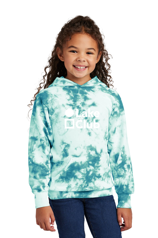 Port & Coª Youth Crystal Tie-Dye Pullover Hoodie