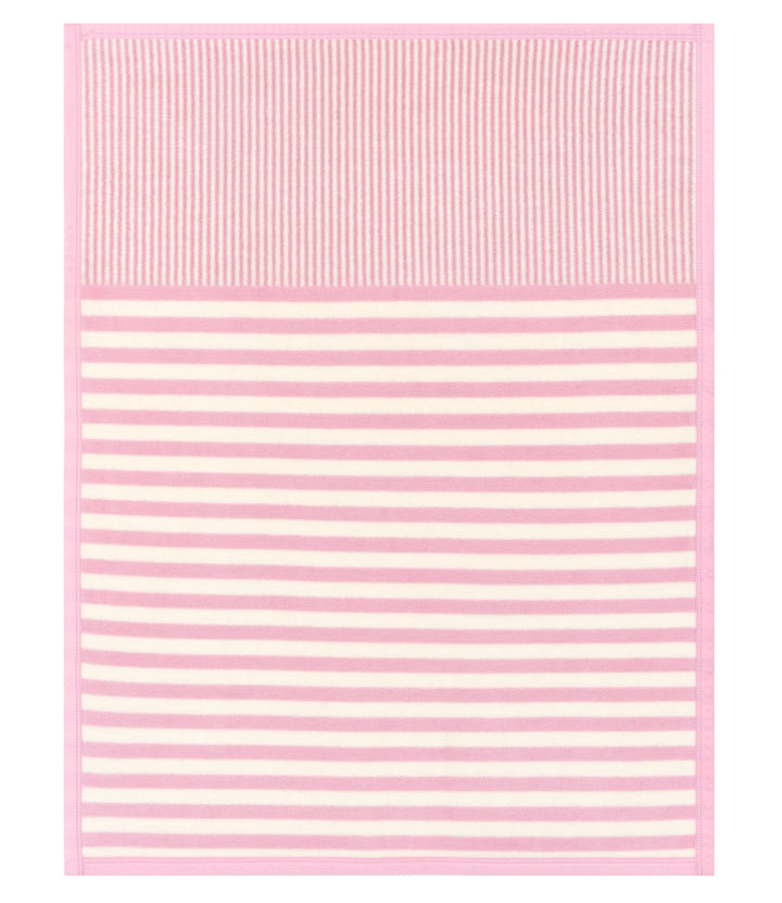 Sweet Pea Stripe Blush Mini Blanket