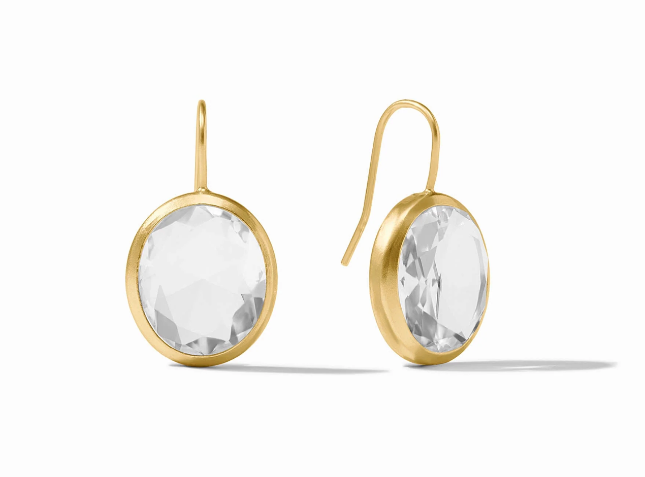 Laguna Stone Earring - Clear Crystal