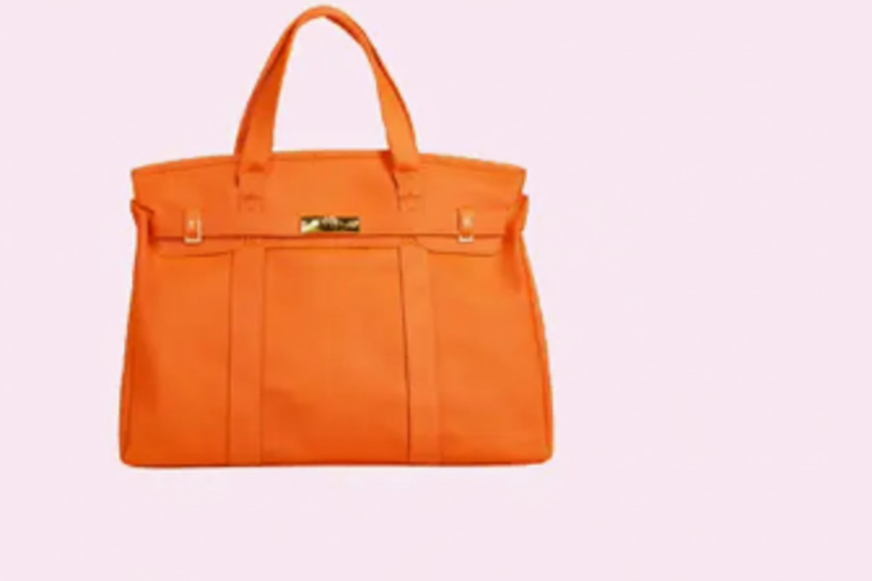 Canvas Boat Bag: Orange