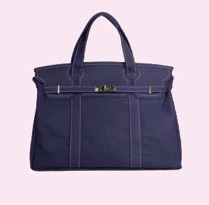 Canvas Boat Bag: Navy