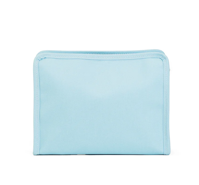 Roadie Medium Zip Pouch -
Coated Canvas Lake Blue