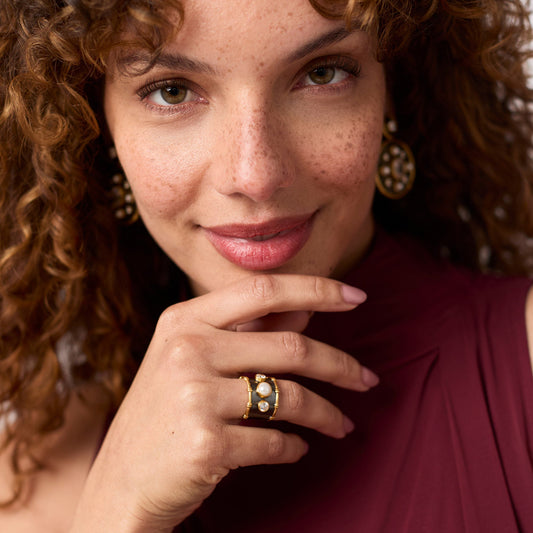 Tribeca Ring in Pearl