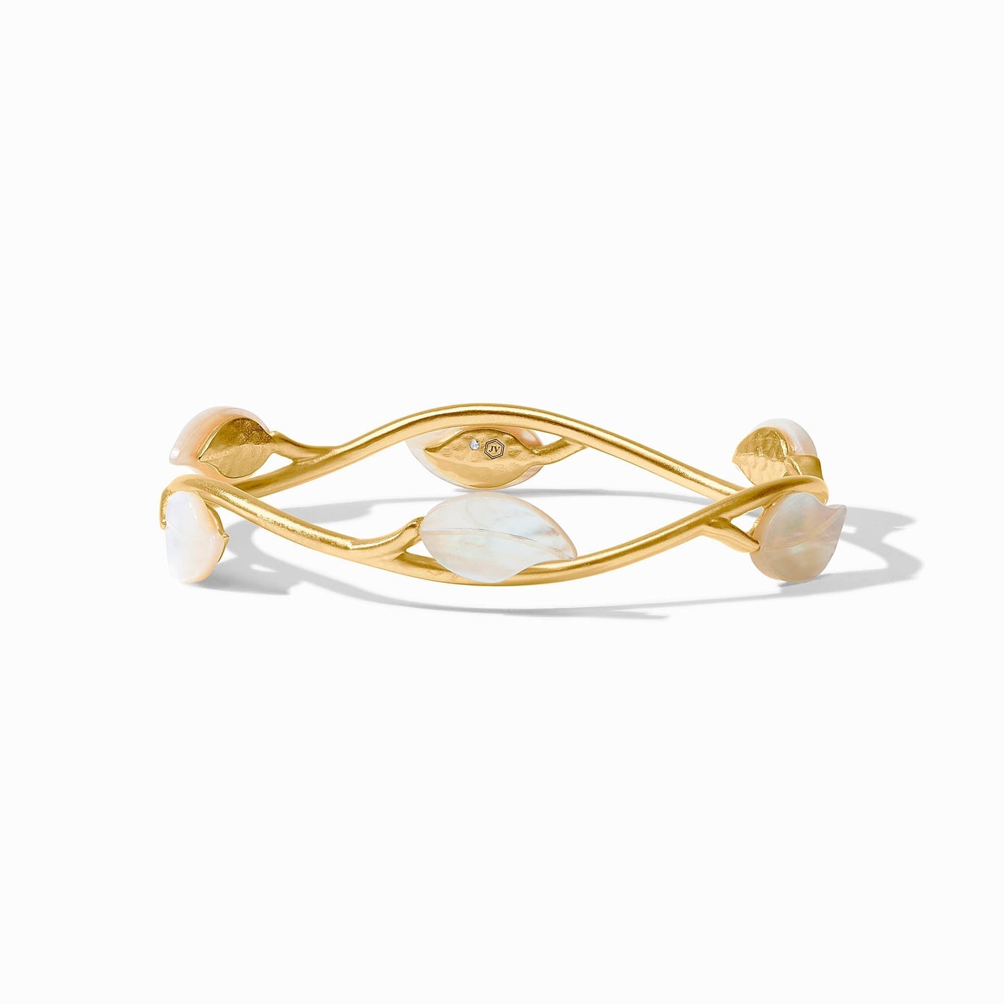 Willow Stone Bangle - Mother of Pearl - Medium