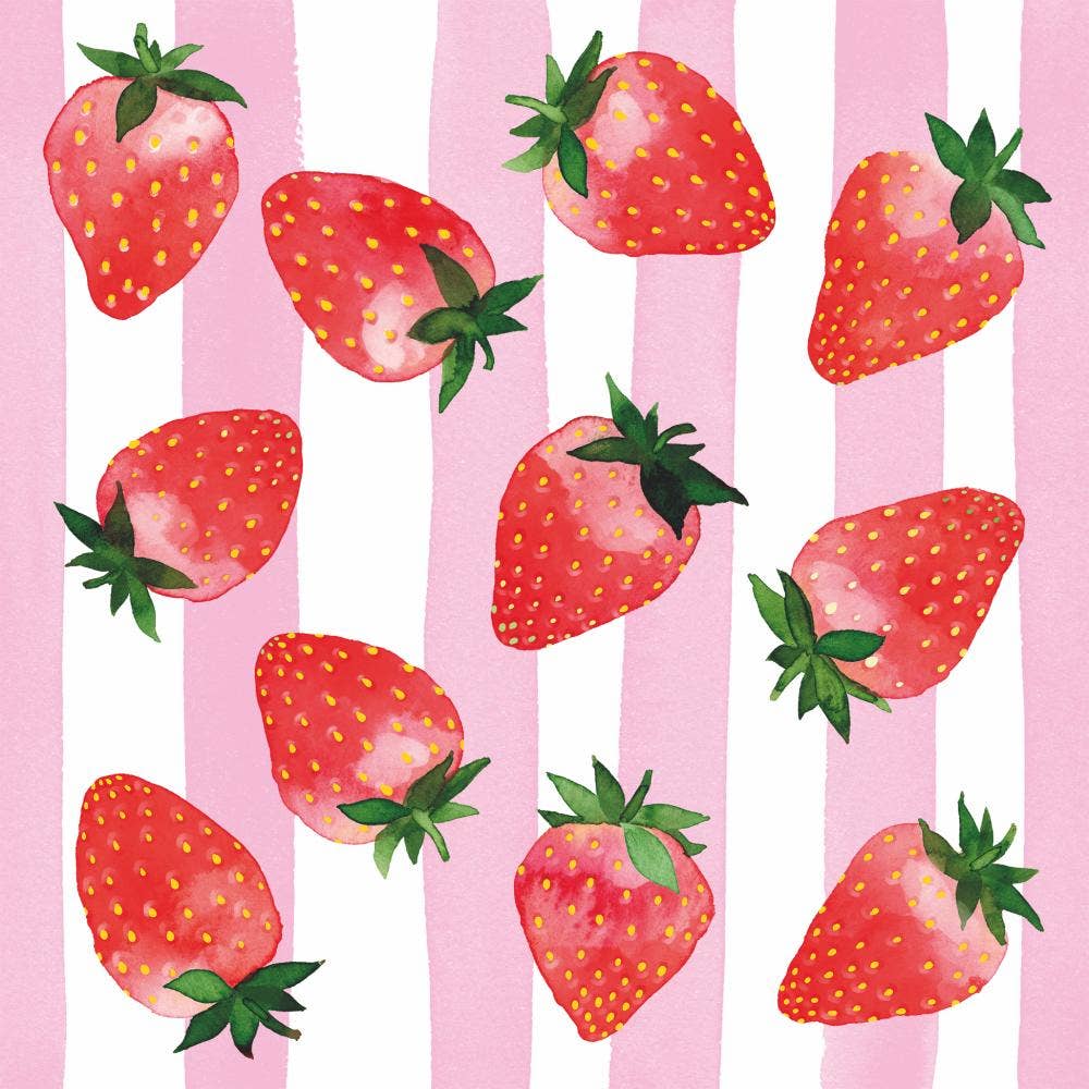 Bev-Strawberry & Stripes