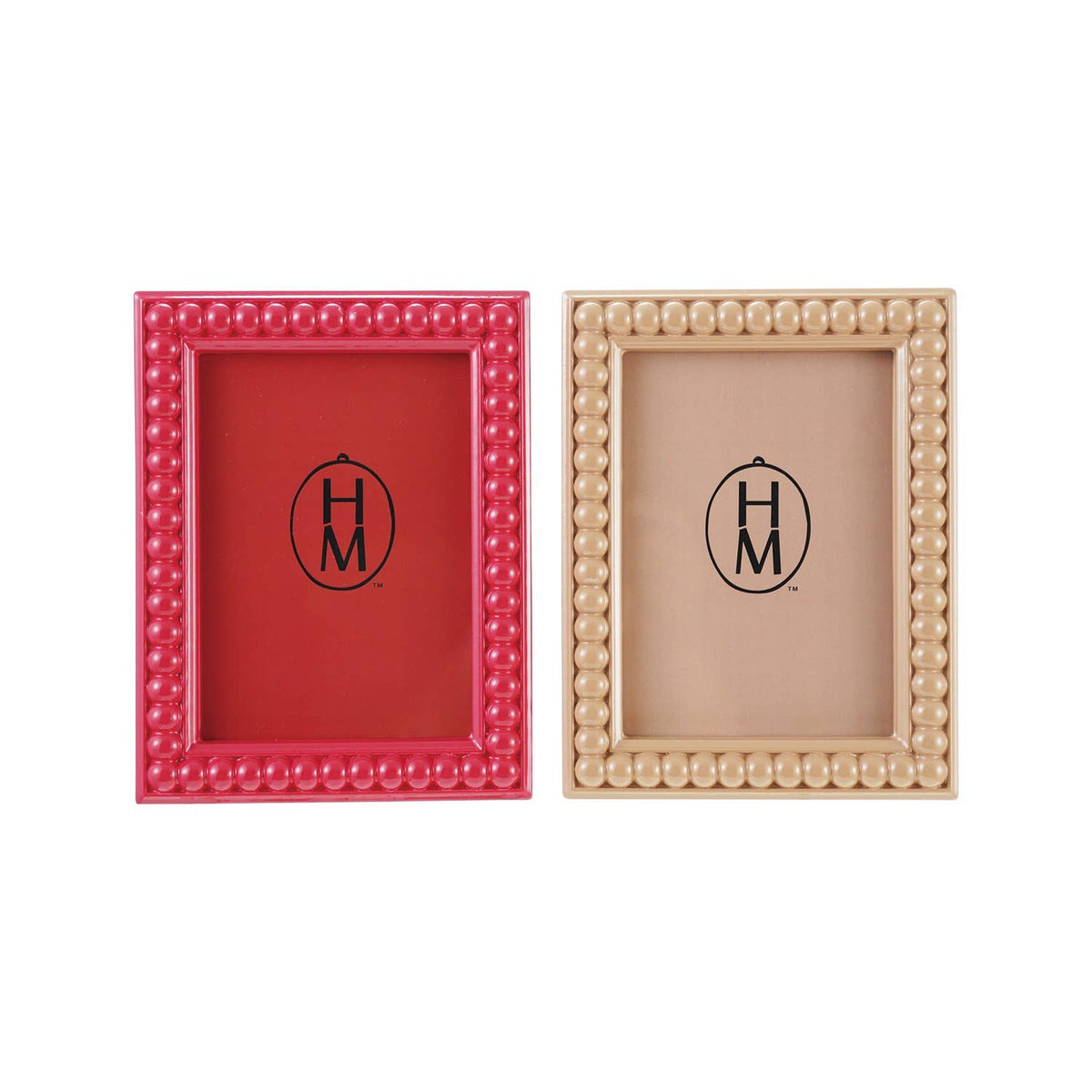 MDF Bobbin Photo Frame- Tan