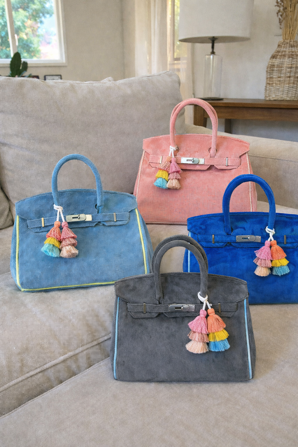 Terry Cloth Boat Bags: Royal Blue