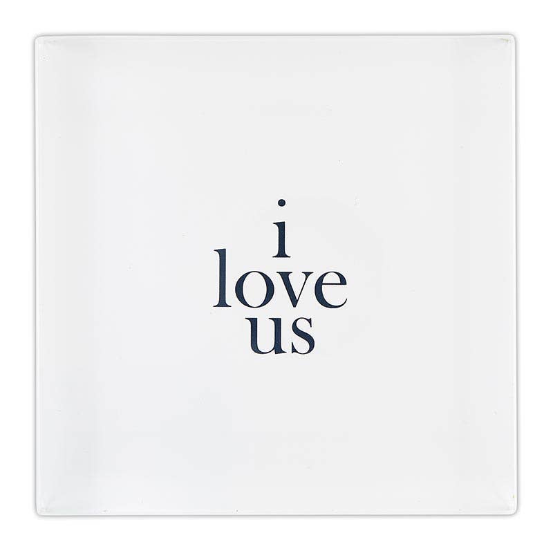 Face to Face Large Lucite Block - I Love Us