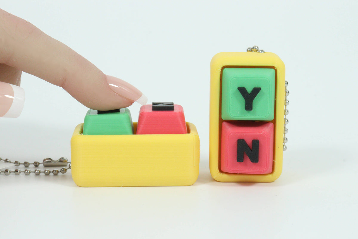 Yes No Duo Click Fidget | Silent AND Loud | Sensory