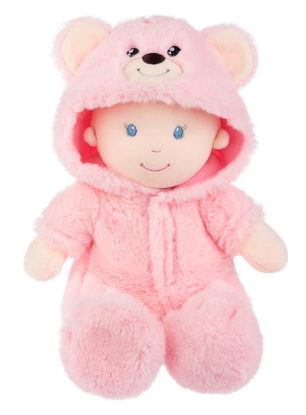 Beary Cute Baby Dolls- Pink