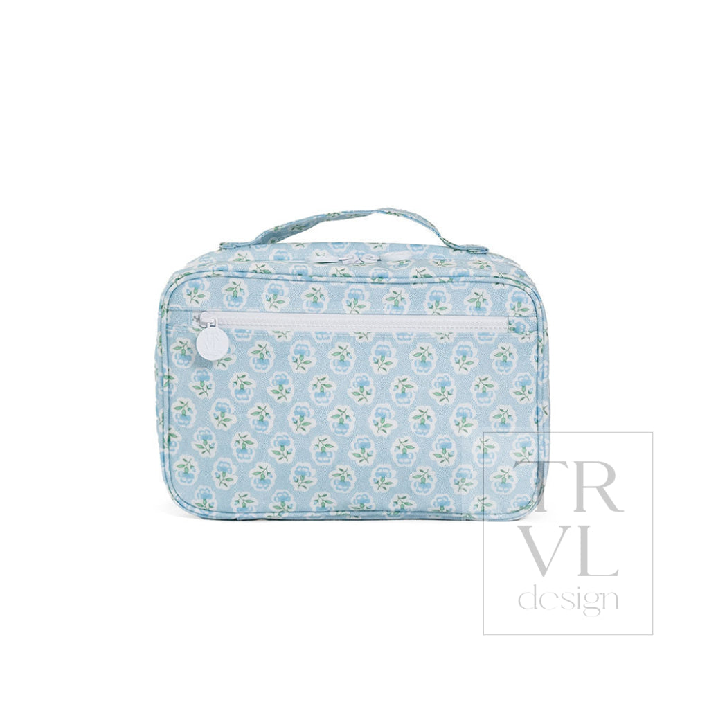 BUNDLE UP 2 Hanging Toiletry Bag - PETITE FLEUR BLUE