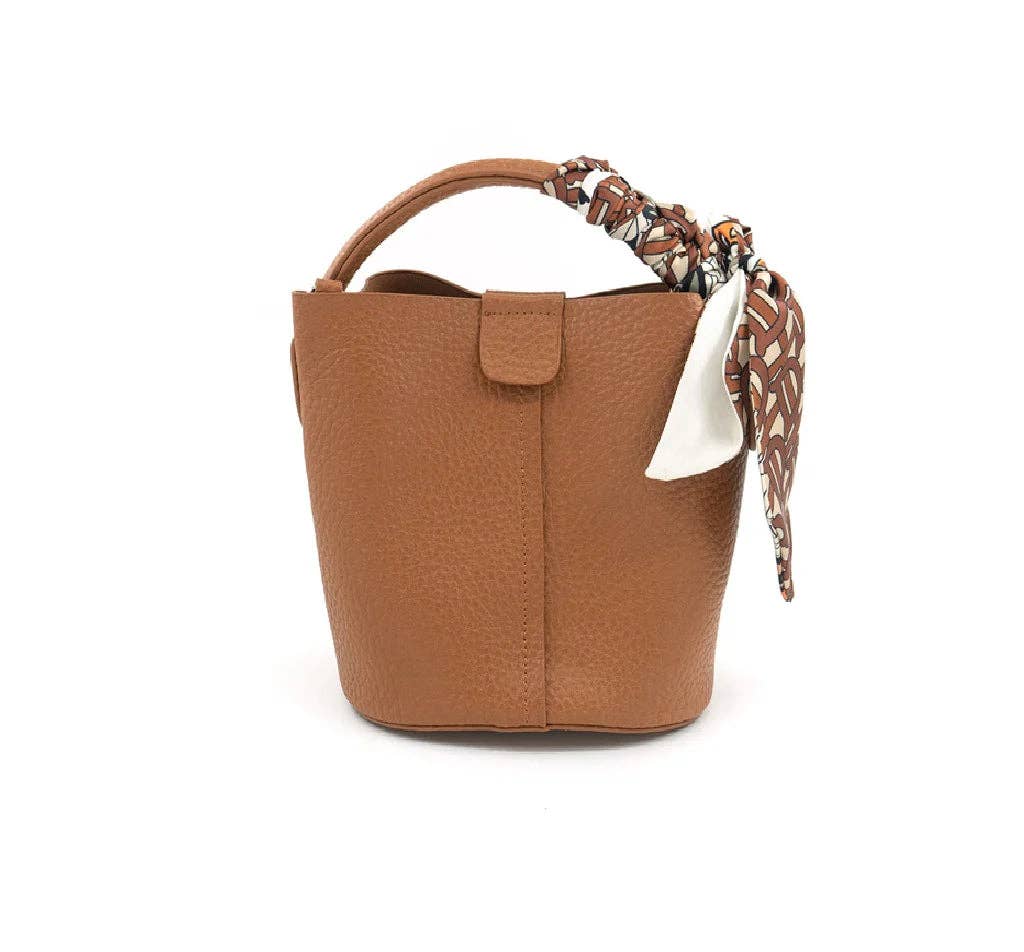 Fall Bucket Bag: Brown
