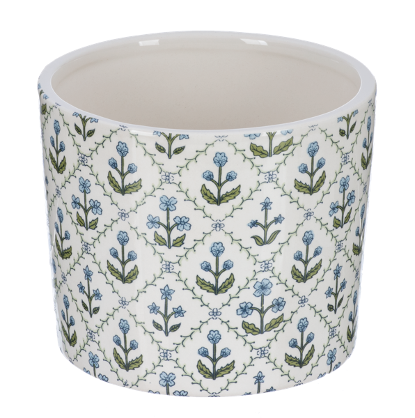 Vintage Floral Planter