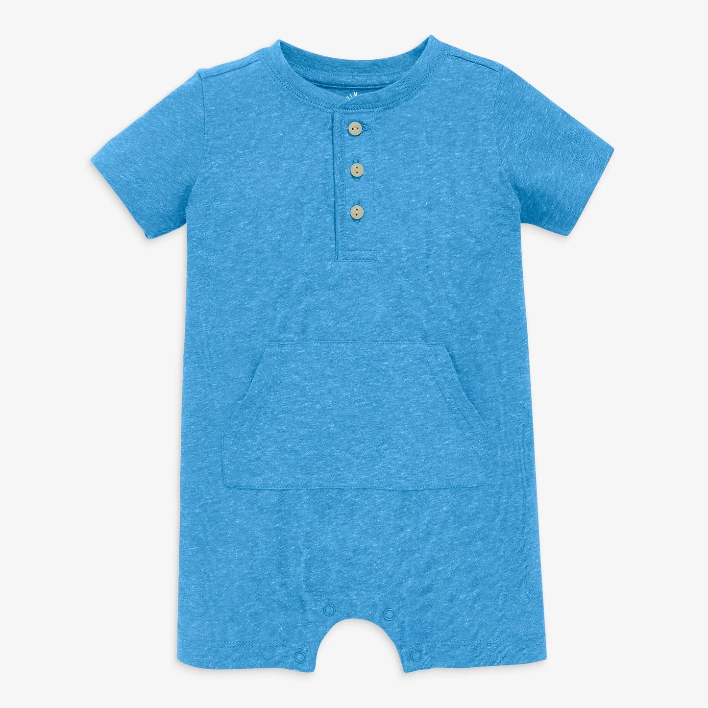Baby Heathered Henley Shortie