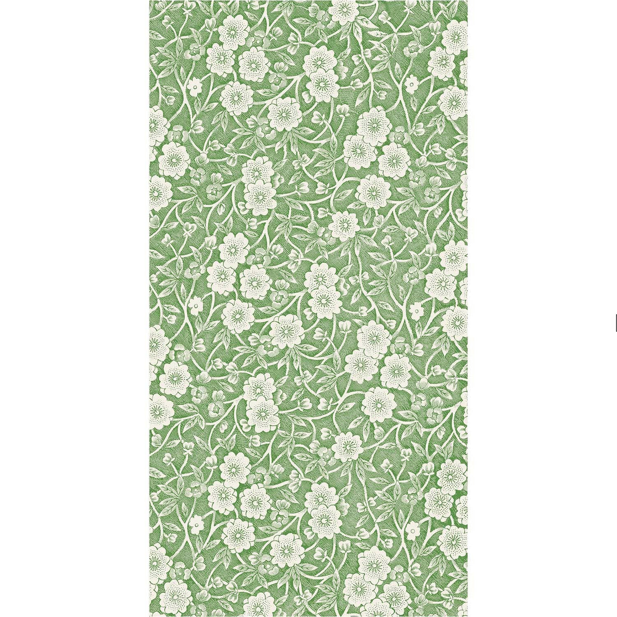 Green Calico Guest Napkin