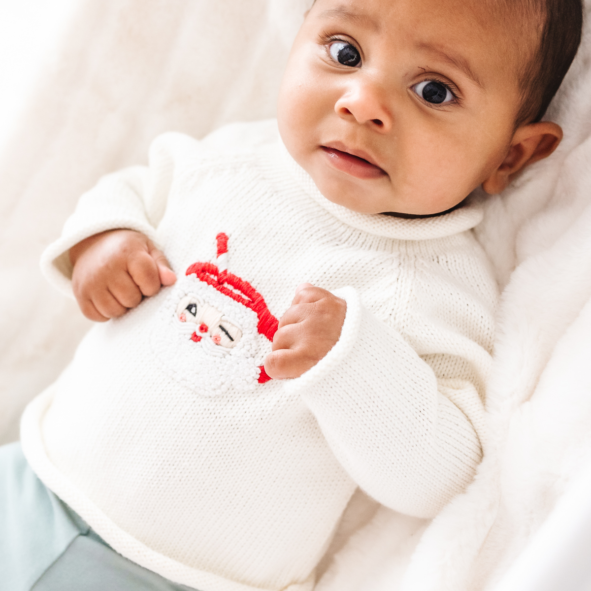 Santa's Treats Pullover Sweater - Ivory
