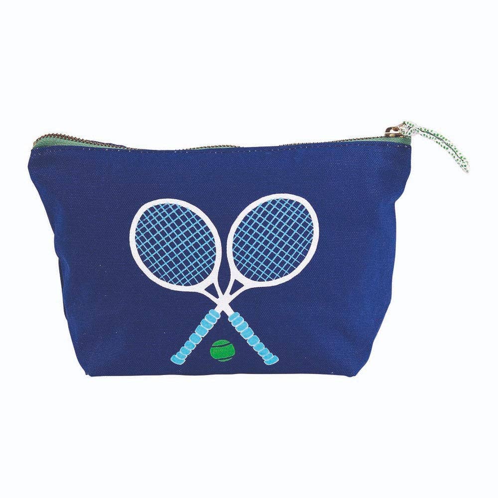 Tennis Navy Solo Pouch, Medium