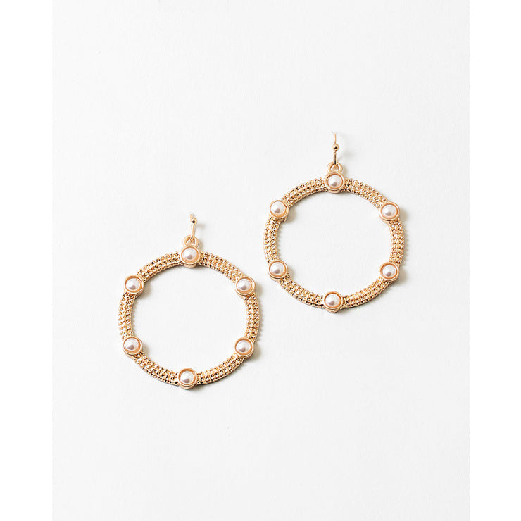PEARL FOWARD HOOPS