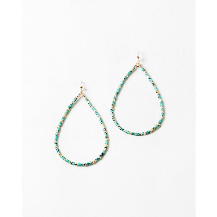 Tear drop earrings