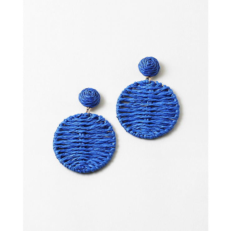 Cobalt Statement Earring