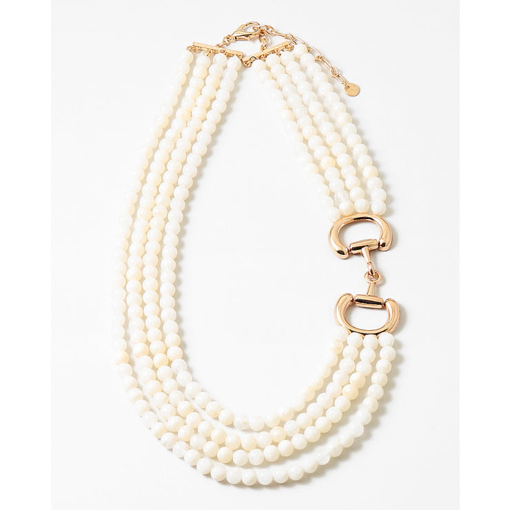 Ivory Horse bit Necklace