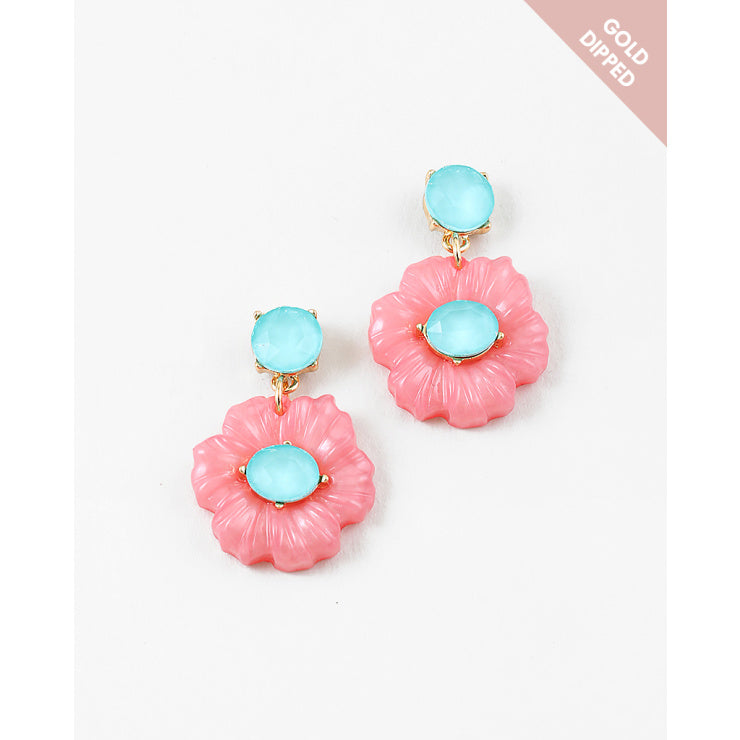 Eliza Floral Statement Earring