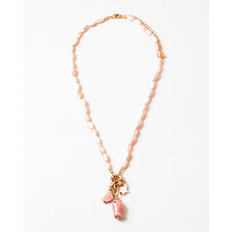 Pink Summer Sea life Necklace