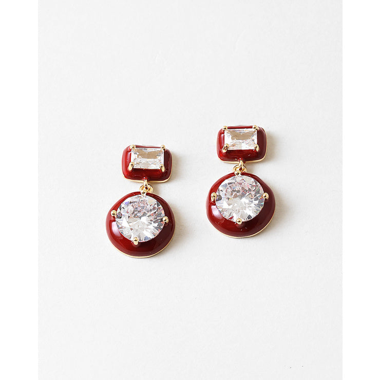 FJE4E8051-1 BURGUNDY/ CLEAR
