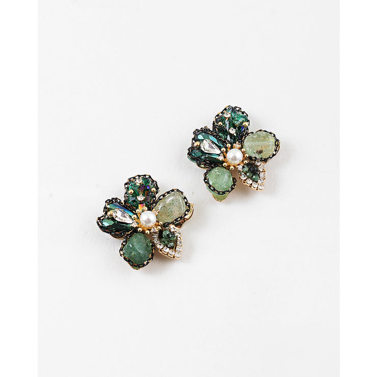 FJF2E1097-1 GREEN MIX/ PEARL