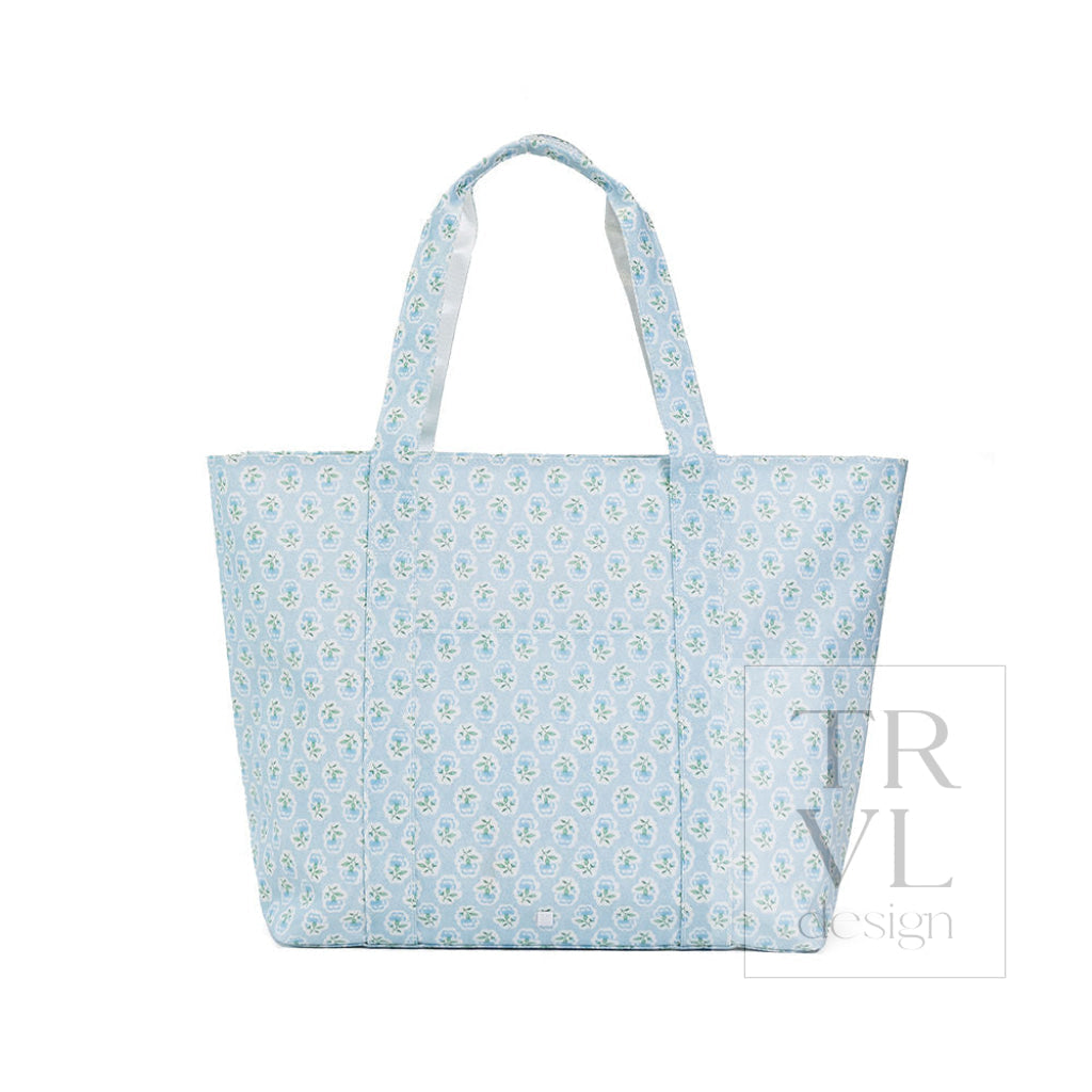 JUMBO TOTE - X-Large Tote PETITE FLEUR BLUE