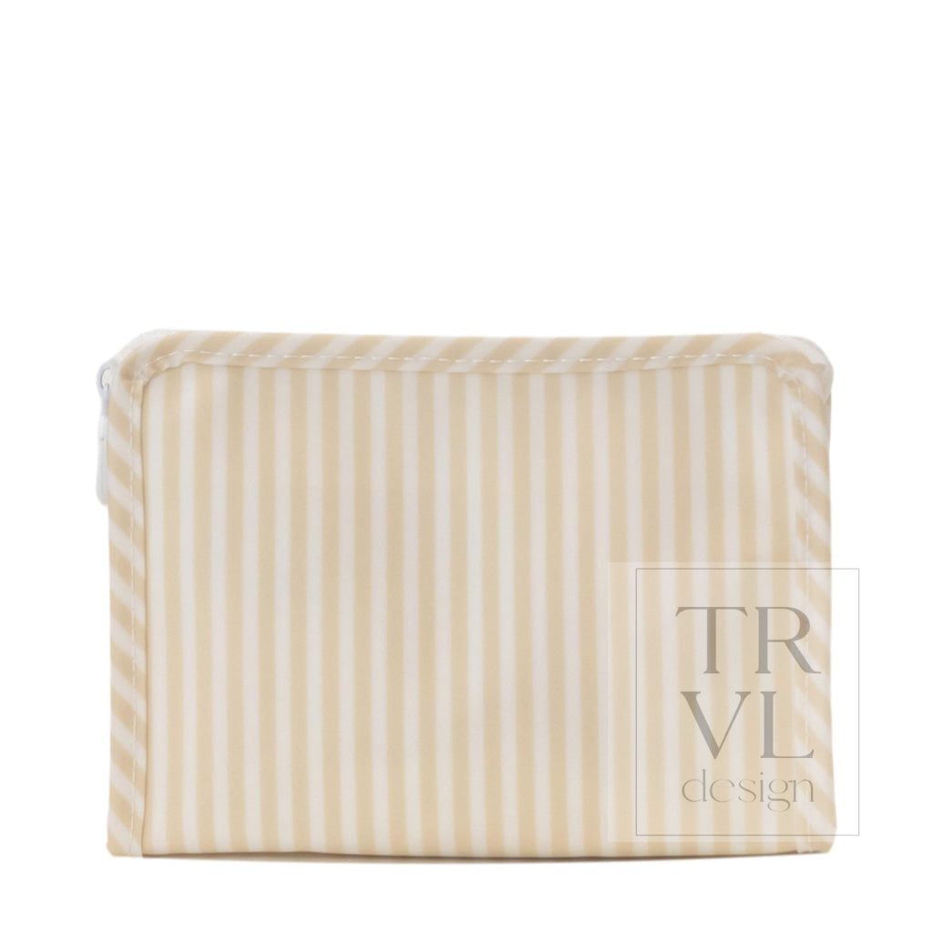 Roadie Medium Zip Pouch - Pimlico Stripe Sand