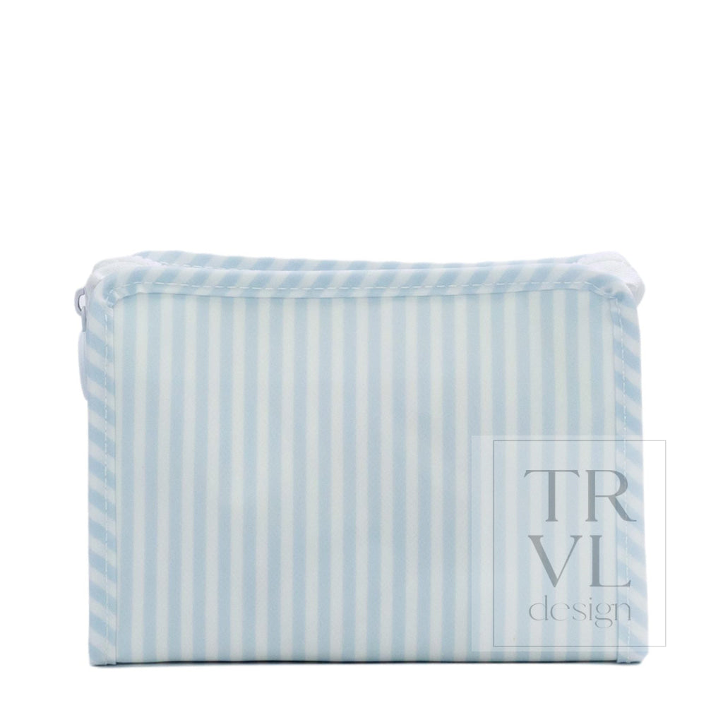 Roadie Small Zip Pouch - Pimlico Stripe Blue