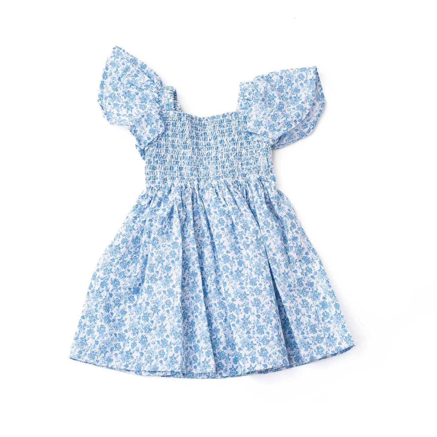 Dress - Cotton Smocked - Coastal Garden