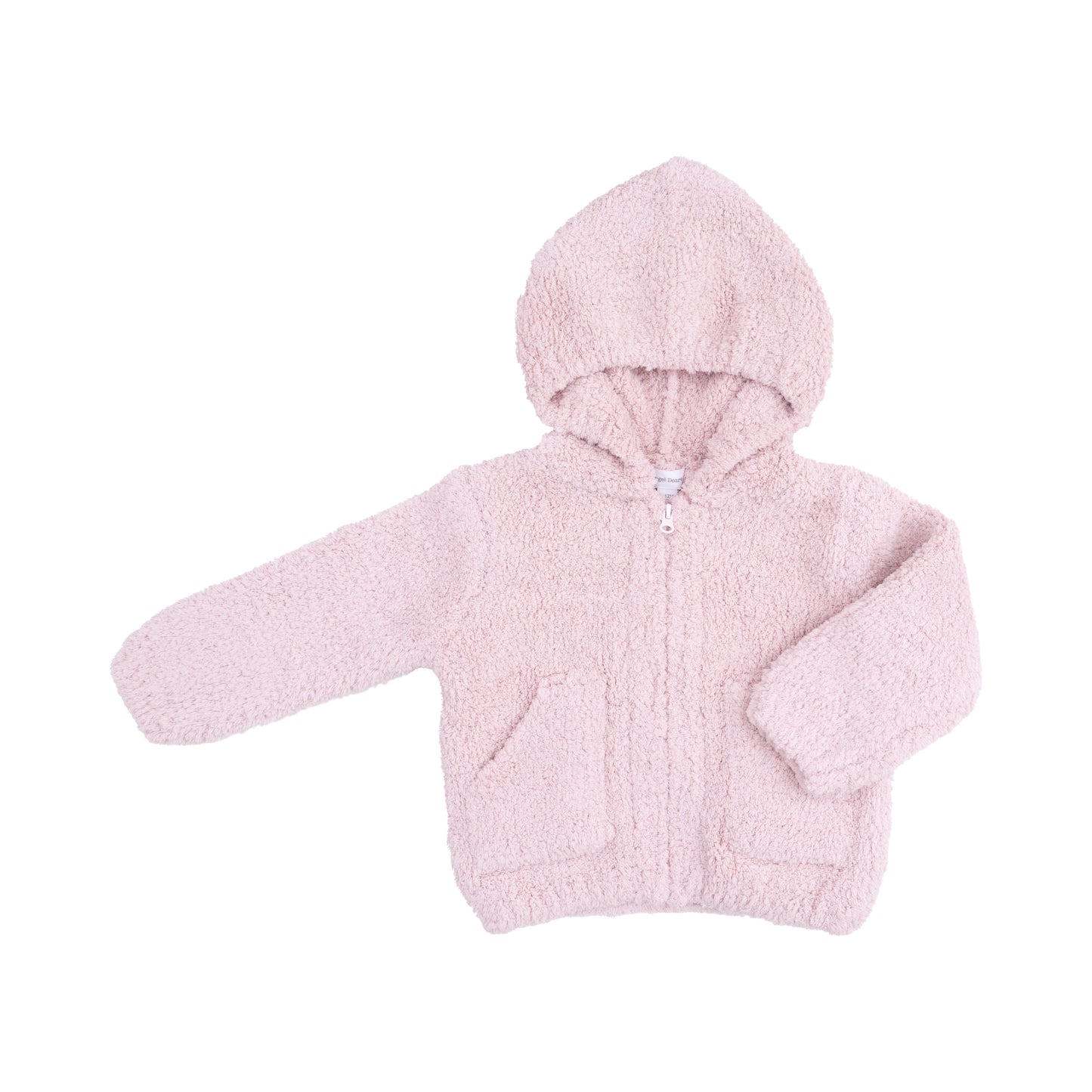 Chenille Hooded Jacket in Blush