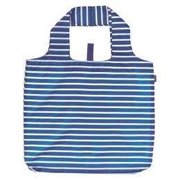 Breton Stripe Navy Blu Bag Reusable Shopper