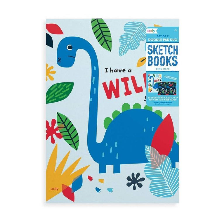 Doodle Pad Duo Sketchbooks: Dino. Days - Set of 2
