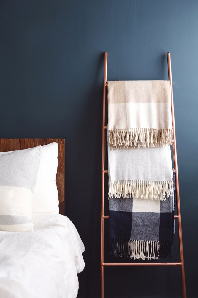 Buffalo Check Throw in Denim