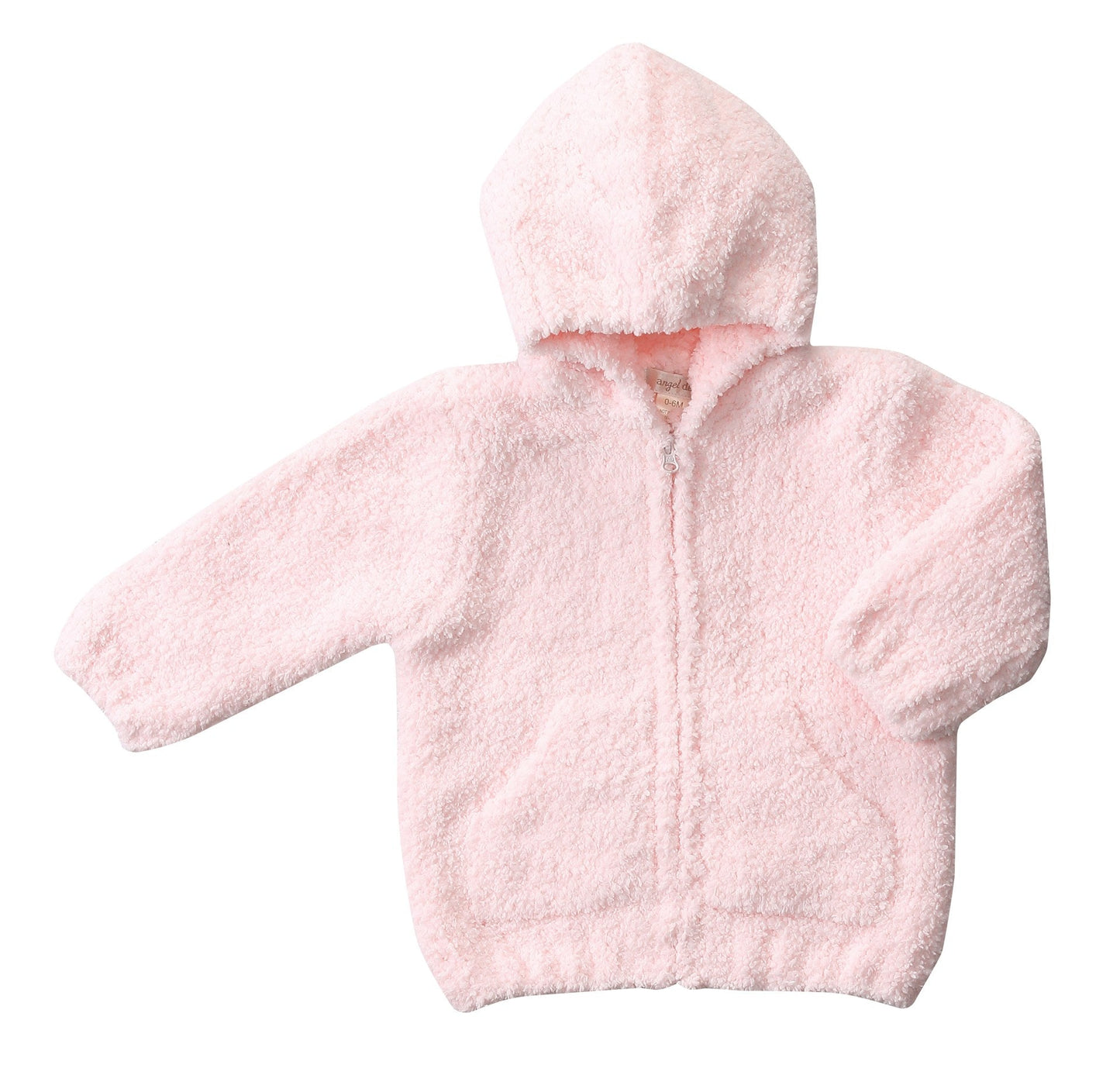 Pink Chenille Hoodie in Size 6-12M