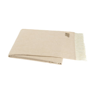 Italian Herringbone Throws in Sand