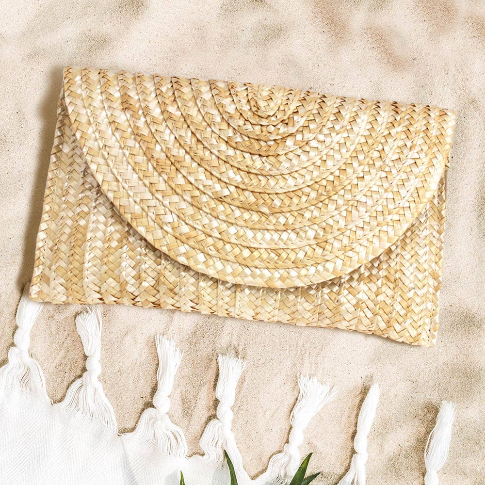 Straw Clutch Bag