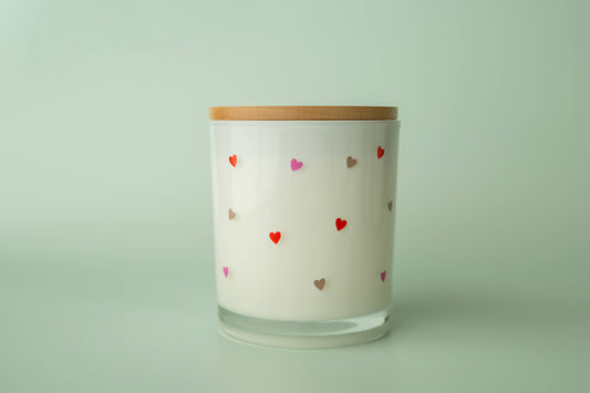 Tiny Hearts Wrap Soy Candle: Date Night