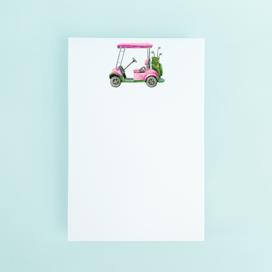 Golf Cart Notepad