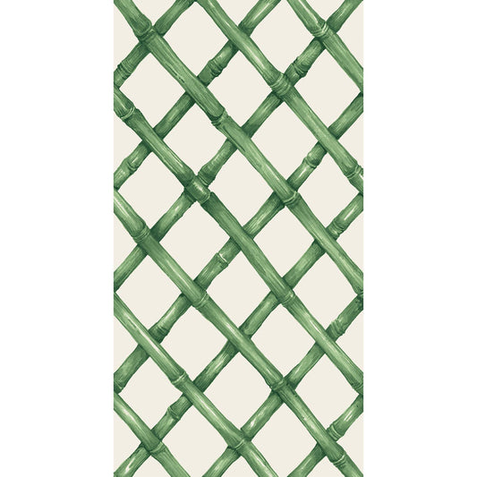 Green Lattice Guest Napkin