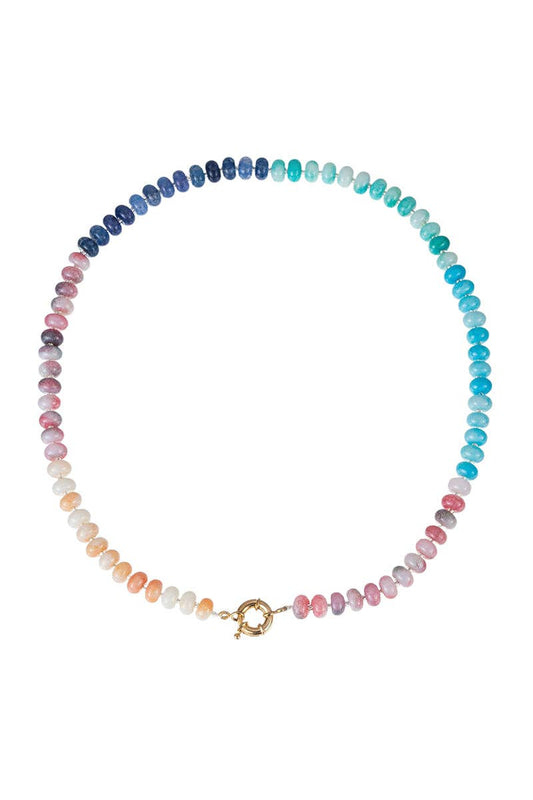Vibrant Beaded Necklace: 13 / One Size