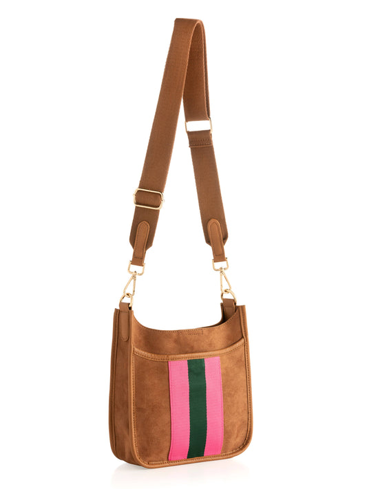 Blakely Mini Cross-body: Walnut