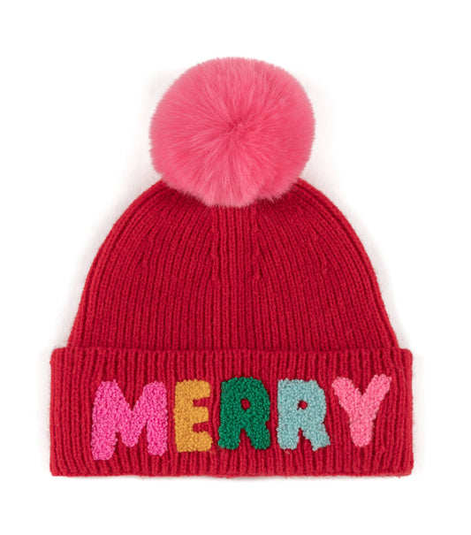 Merry Beanie: Red